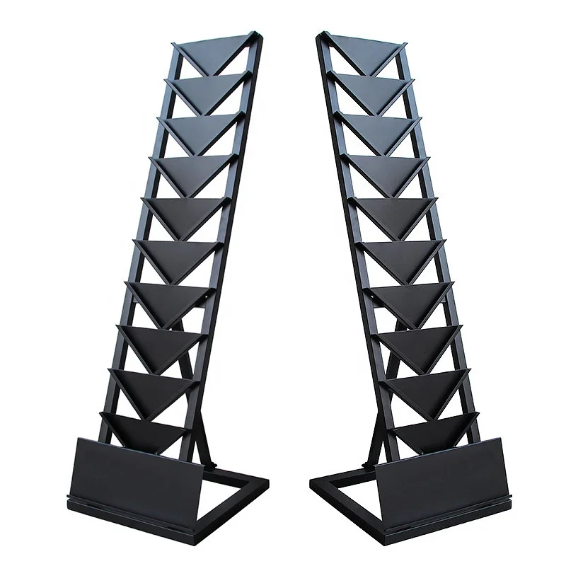 High Quality Exhibition Hall Floor Ceramic Tile Display Racks Holder Marble Stone Slab Wood Board Metal Display Stand