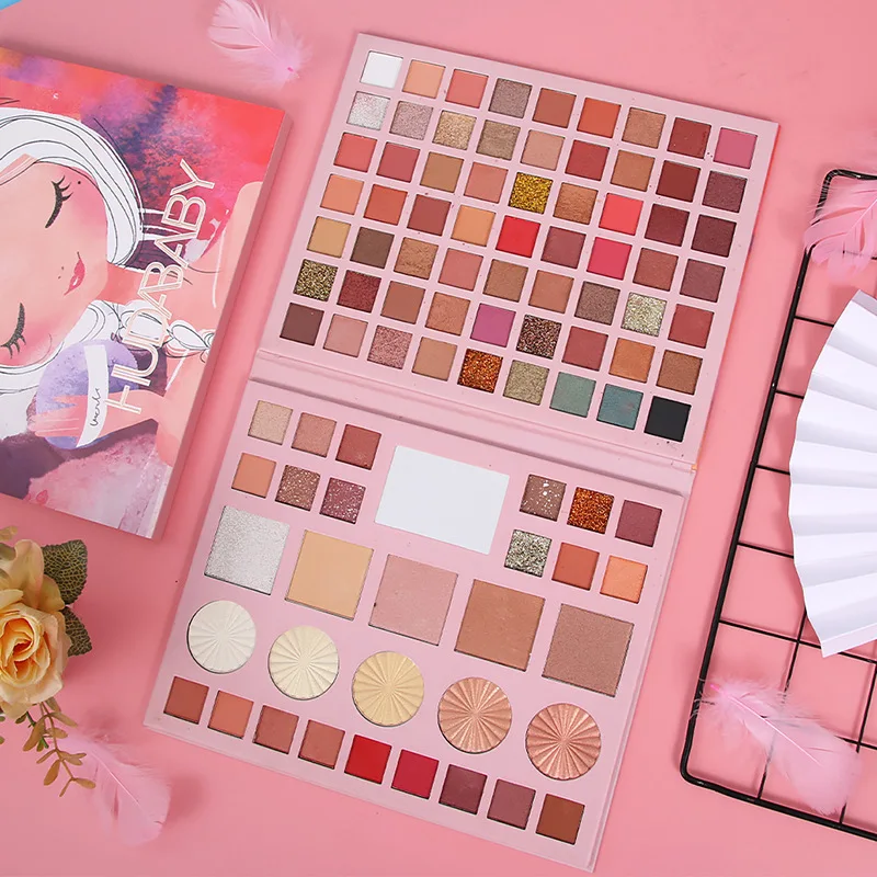 94 colors New Arrival high pigmented eye shadow highlight contour 3 in 1 palette best quality Mariposa Maquillaje sombras para