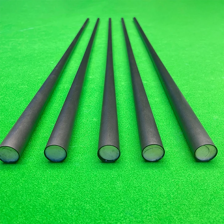 Carbon Fiber Pool Cue Shafts Foam Filled For Billiard Cues Protaper Shaft Carbon Shaft Blanks