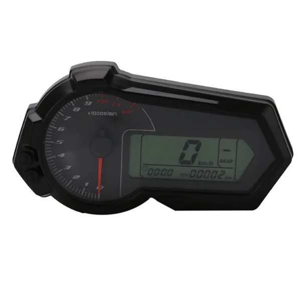 High Quality Motorcycle Universal LCD digital tachometer Speedometer