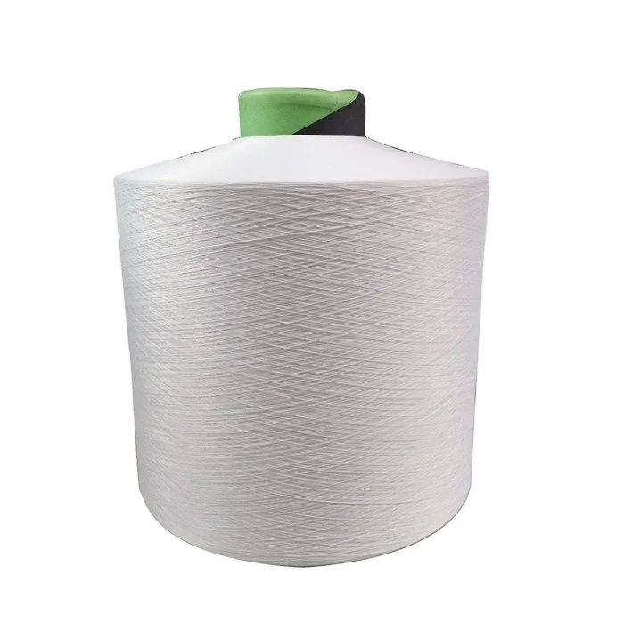 Recycled DTY 480 denier 100%pet polyester textured 300/96 weft thread normal yarn with GRS certification