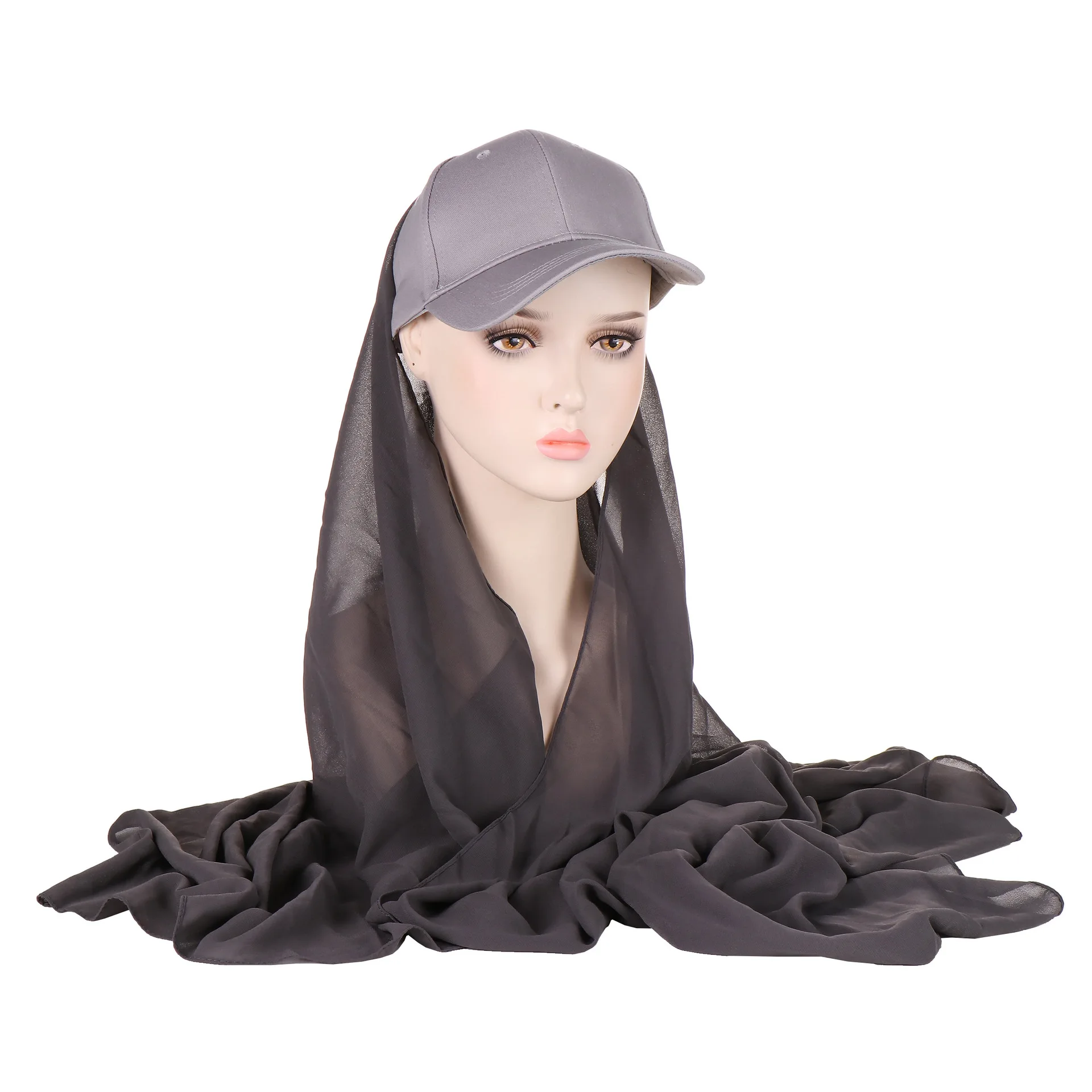 Hat Sport Hijab Shawl Scarf Turban Islamic Muslim Fashion Clothes For Women Spring Summer Veil Accessories Undercap muslim sets