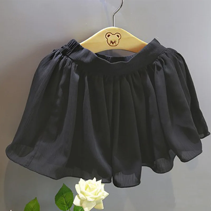 Hao Baby Summer Kids Clothing Baby Girls Clothes Sets Striped Cotton Shirt + Chiffon skirt suit