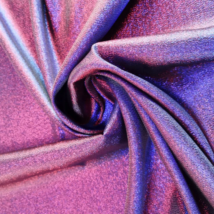 CHIC two-tone glitter LUREX fabric for fashion dress
