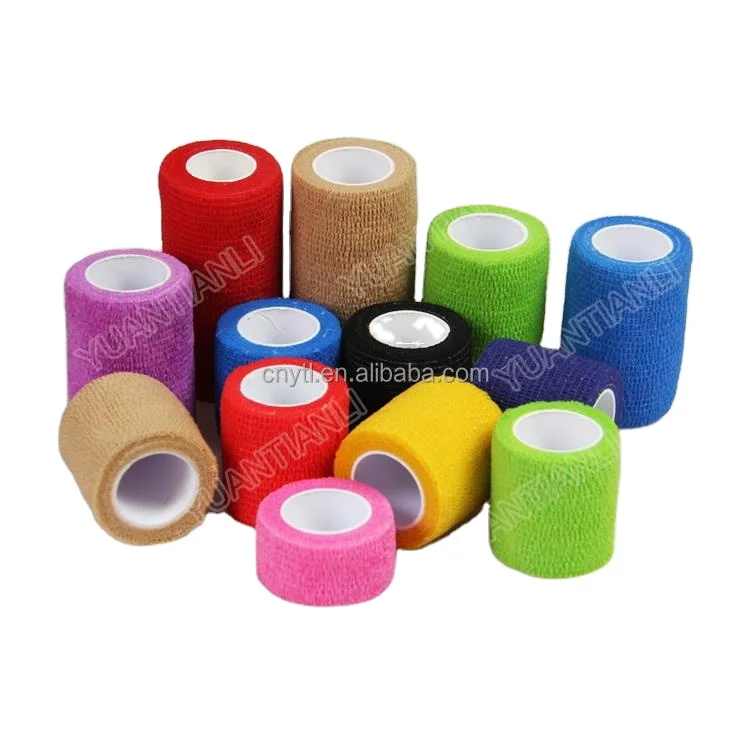 Спортивный уход нетканый эластичный самоклеющийся когезионный бинт