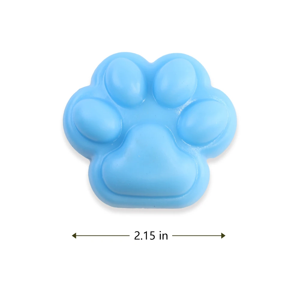 Soft decompressing pinching cat paw sticky pinching and stress reliever multiple food shaped squeeze sensory Squeeze Toy
