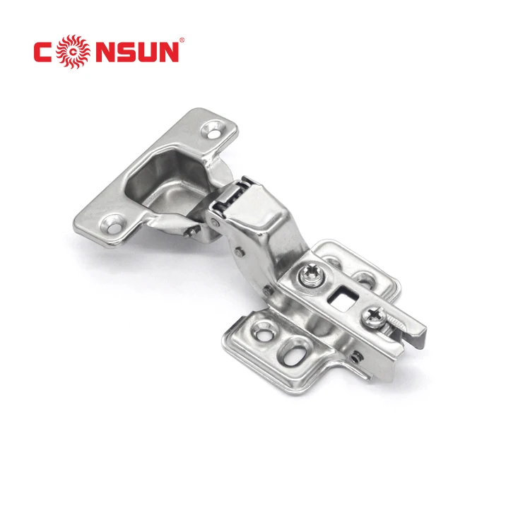 CONSUN Hot Sale Slide on Soft Closing Cabinet Hinge, Furniture Hardware Hydraulic Hinge