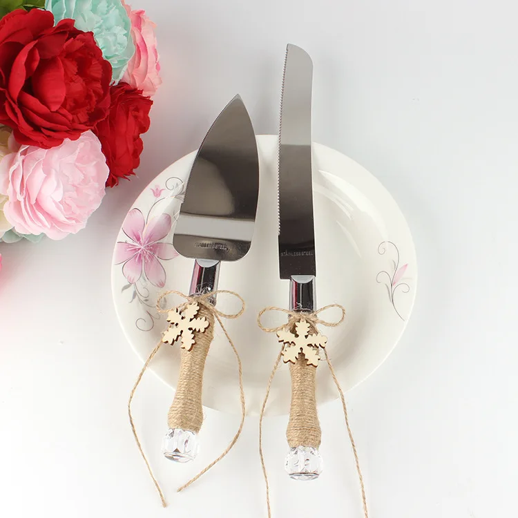 Exquisite Twine Bow Handle Stainless Steel Cake Tools Christmas Gifts Christmas Decorations
