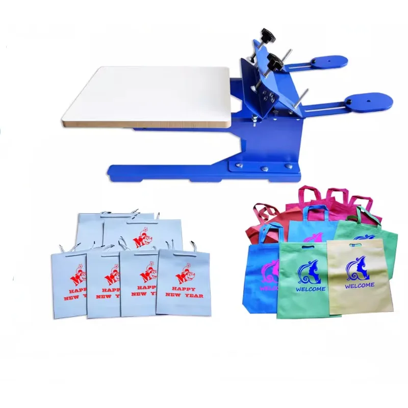 eco friendly silk screen printing pp nonwoven cotton tote bag paper bag   jute bag screen printing machine