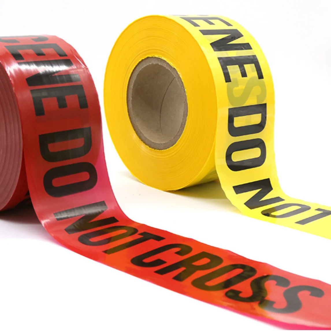 PE Non-Adheisve Warning Tape Safety Caution /Barrier Tape