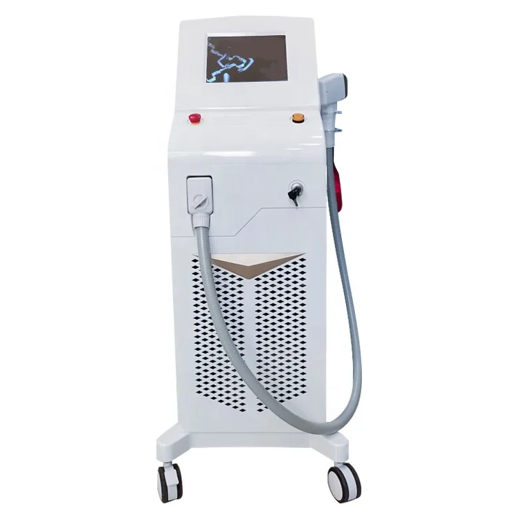 six big fan best air cooling Skin whitening 755nm 808nm 1064nm diode laser hair removal vertical machine