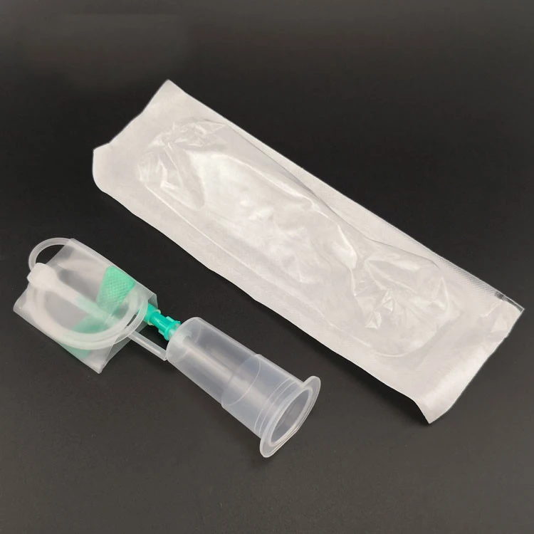 Medical grade disposable sterile blood collection tube needle holder