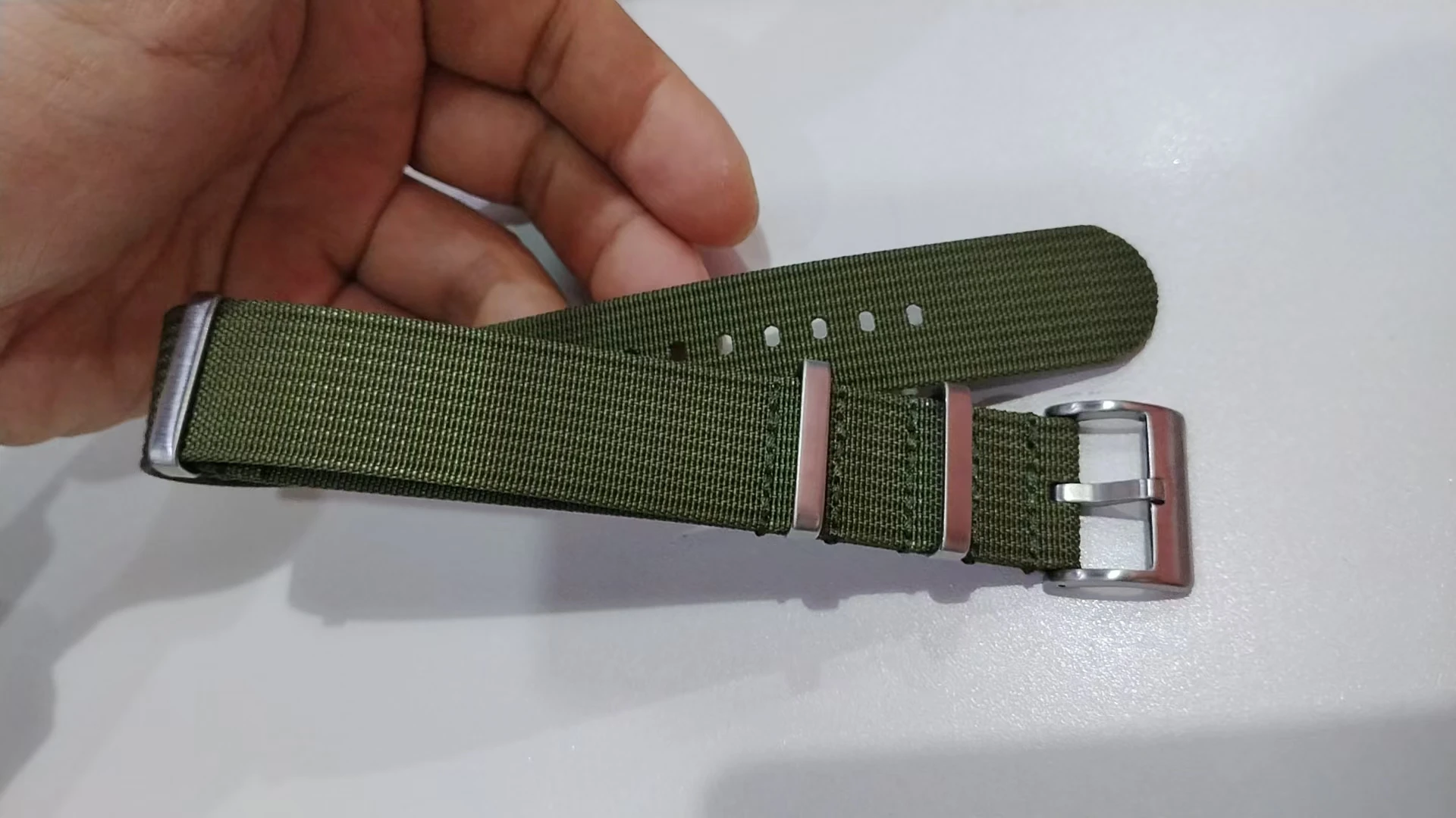 New high density nylon strap Sports watch accessories Braided wrist strap universal 20/22mm