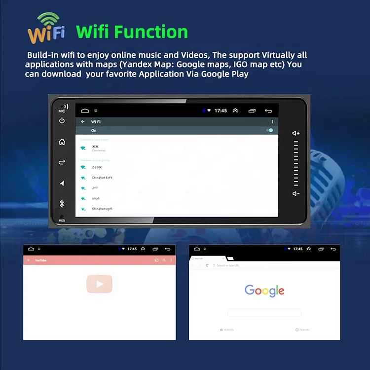 2021 Hot Sale 7 Inch Ram 2Gb Rom 32Gb Gps Rds Fm Am Android Auto For Toyota Dsp Central Multimedia Car Android Player