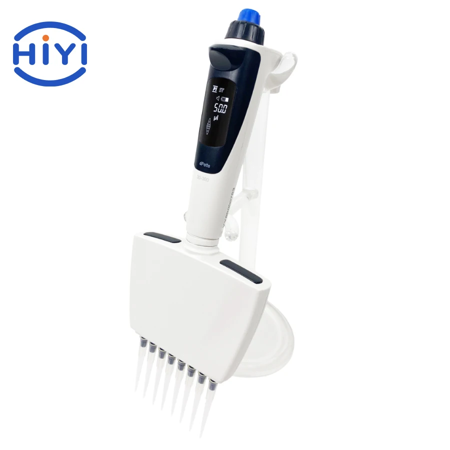 HiYi dPette+ Multi-functional 8-channel Electronic Pipette For Laboratory Best Suited For Cell Culture