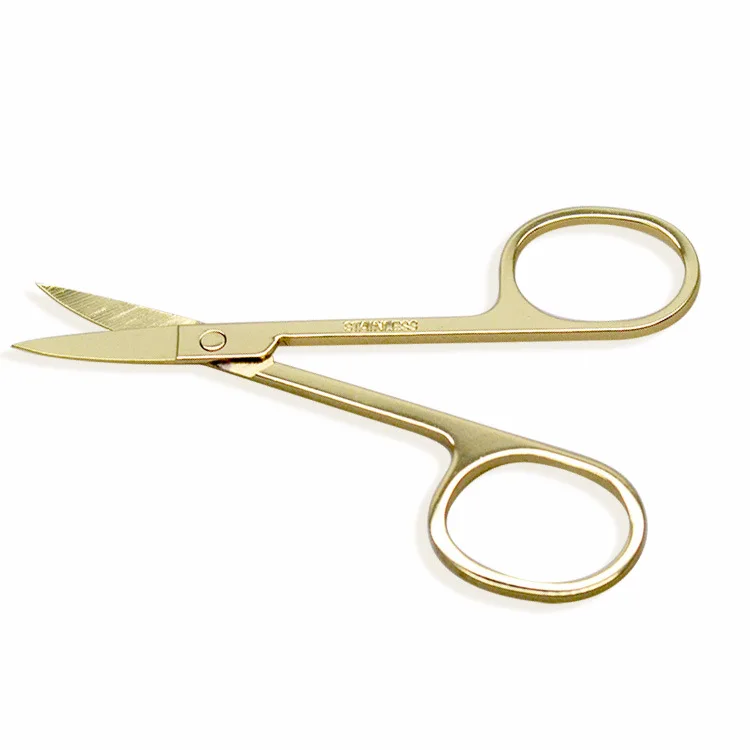 
Mytingbeauty Pink Stainless Steel Eyelash Scissor, Private Label Eyelash Tools For False Lashes 