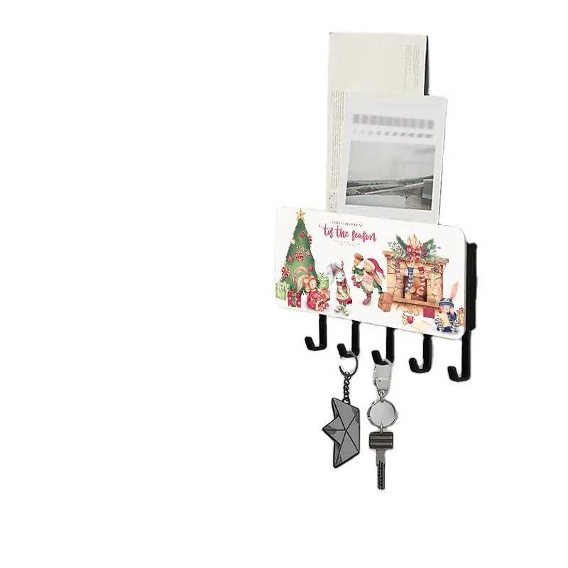 LG8194 Wall Hanging Storage Organizer Hanging plastic  Box Containers behind door key sundries storage box