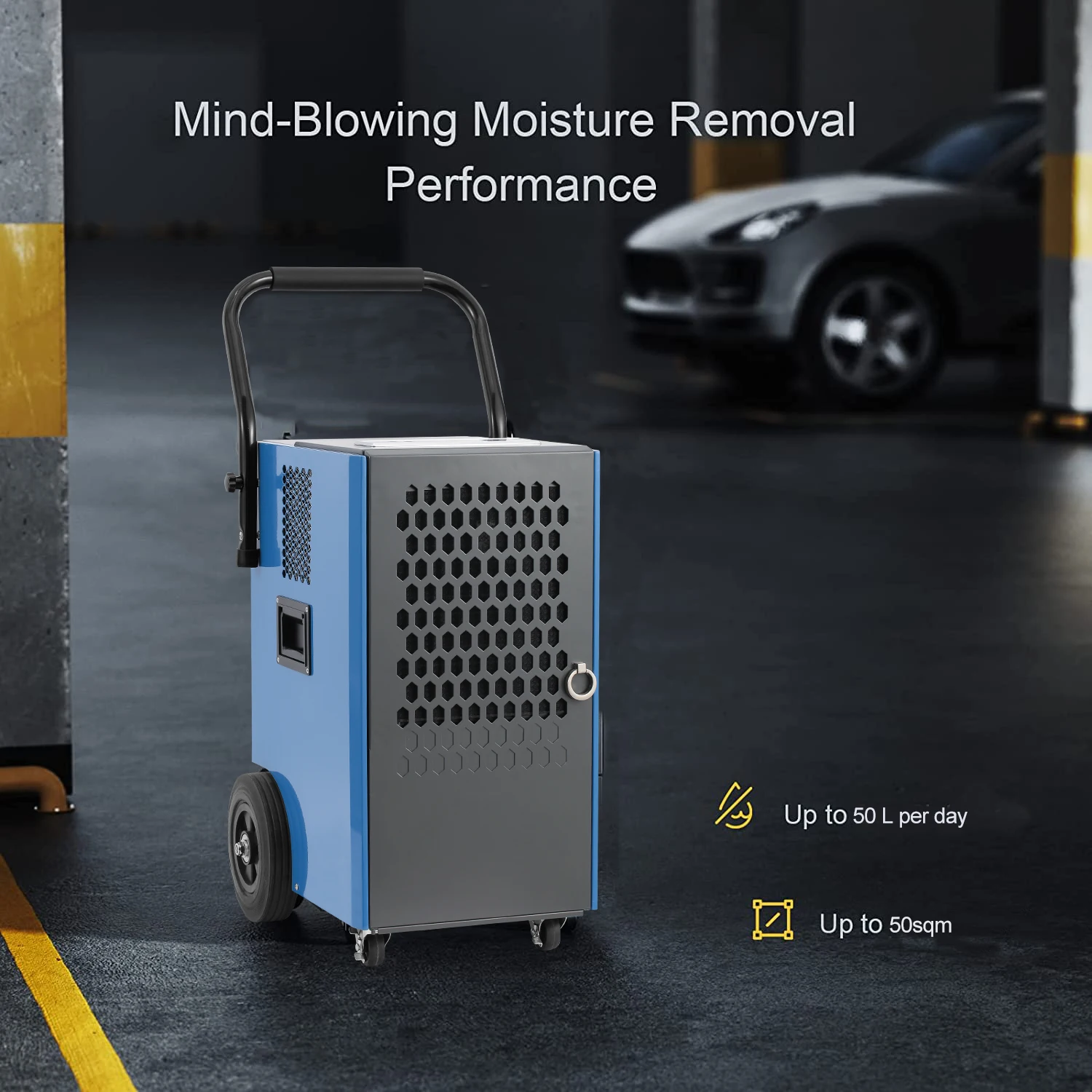 OEM ODM Factory Industrial Dehumidifier 50L 70L 90L R410a R290 Commercial Dehumidifier Restoration Large Capacity Dehumidifier