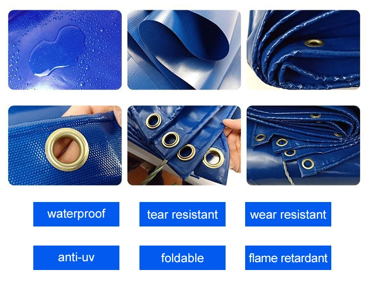 pvc coated 1000D polyester tarpaulin roll water proof fabric for bags