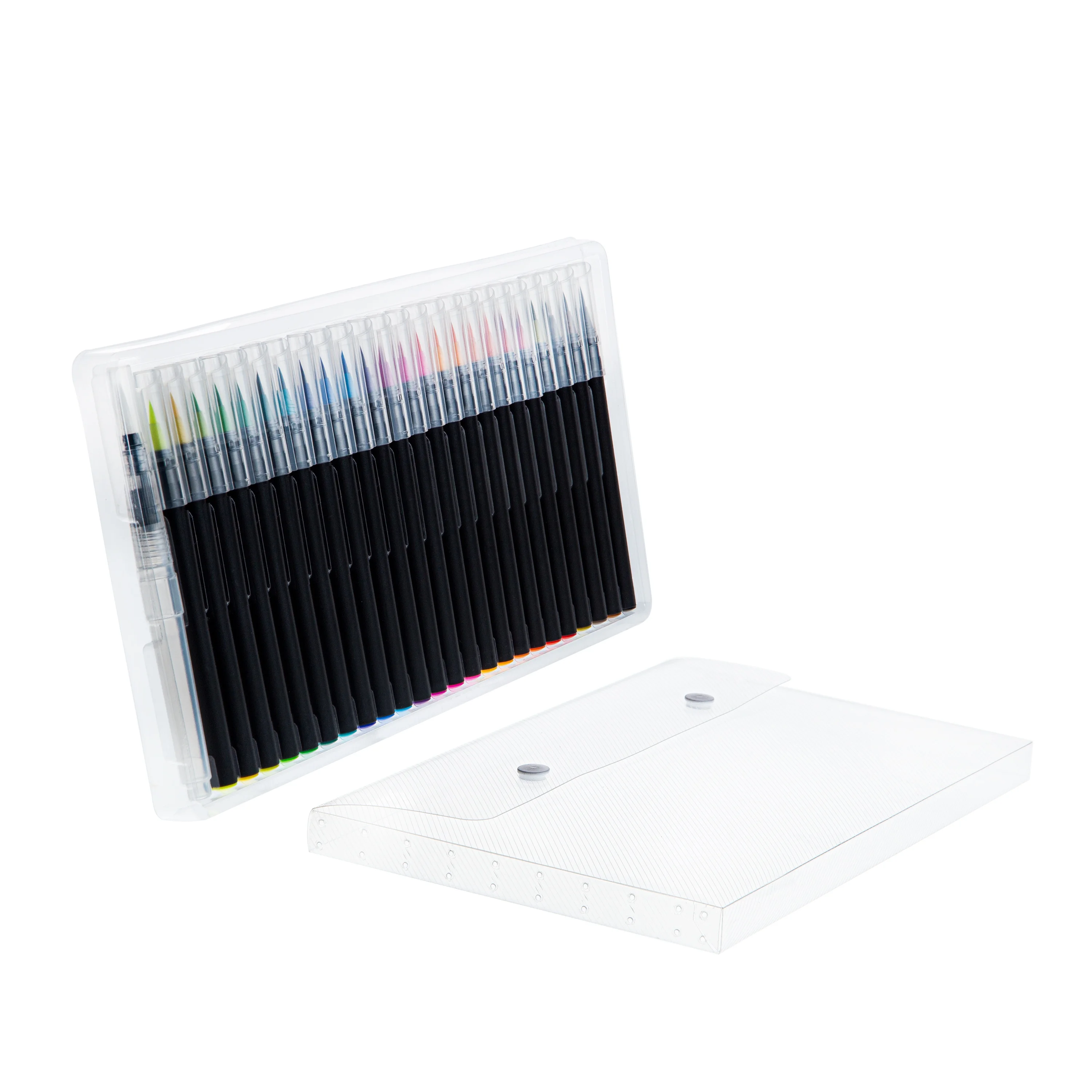 High Quality 24 Colors Watercolor Brush Tip Pen Set WaterColor Soft Brush Pen Art Marker Pen
