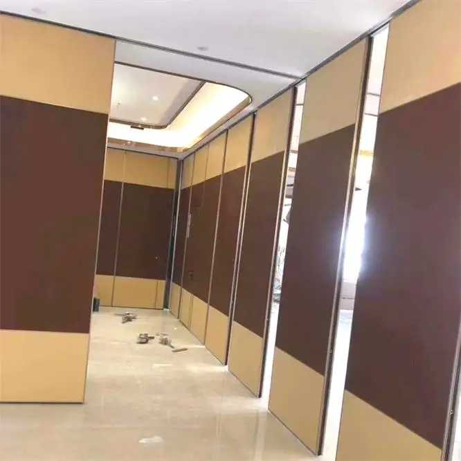 Acoustic Foldable Sliding Wall Operable Partition Door For Boardroom