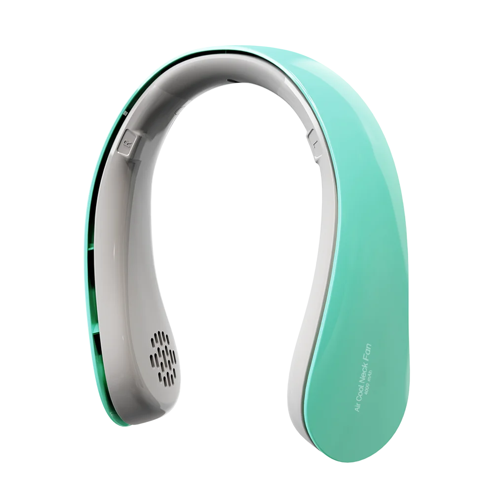 Trending USB Fan Small Hanging Bladeless Neck Fan Air Cooler Portable Rechargeable Mini Neck Fan F860 Support dropshippping 1pcs