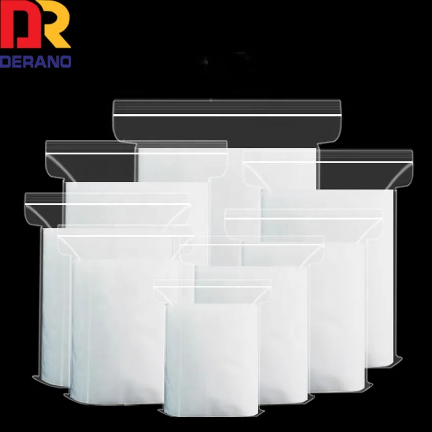 Clear Fresh Food Storage Zipper Bag custom-made Plastic Zip lock Bag Reclosable Kitchen Storage Bag