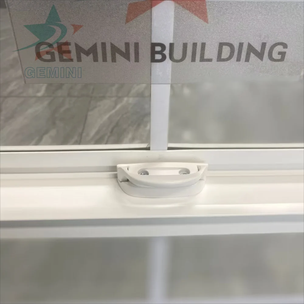 Factory directly supply american style profile vinyl window pvc sliding upvc window single hung