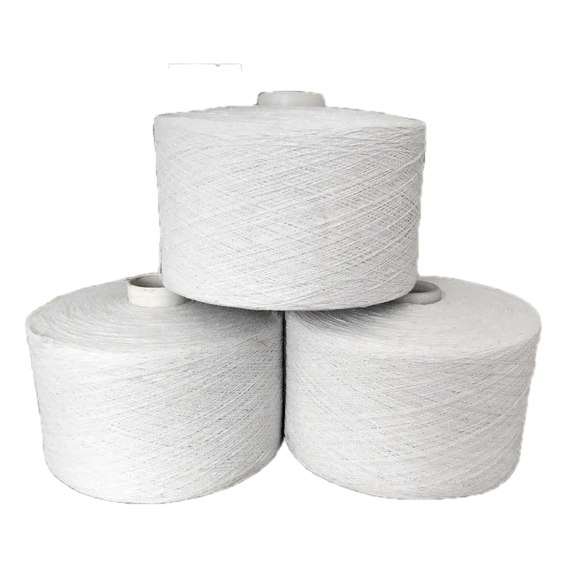 Low price and high quality Eco-Friendly blended cotton knitting recycled yarn for gloves