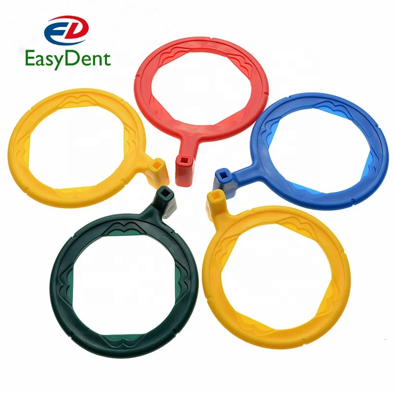Dental Intra Oral X-Ray Film Positioning System Complete Aiming Rings Indicator Arms Bite Blocks X-ray film locator Colorful