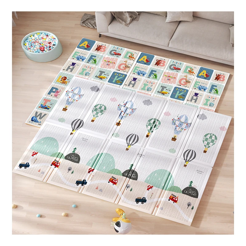 XPE Waterproof Children Thicken Foam Early Learning Foldable Waterproof Thick Foam Floor Baby Crawling Mat Baby Play Mat