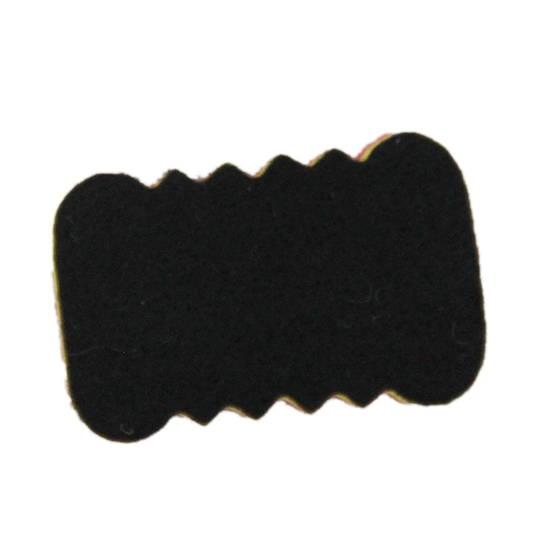 customized Logo dry erase EVA magnetic felt white black chalk board eraser