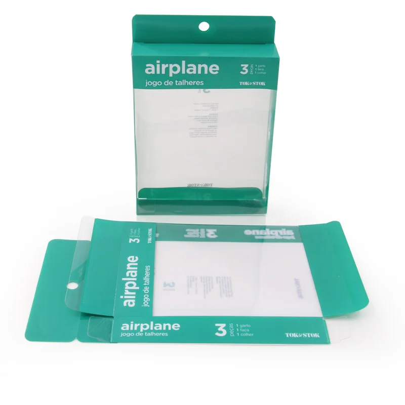 OEM/ODM Clear PVC PET Gift Packaging Box with Transparent Design for Pen and Stationery Product Packaging Supplier