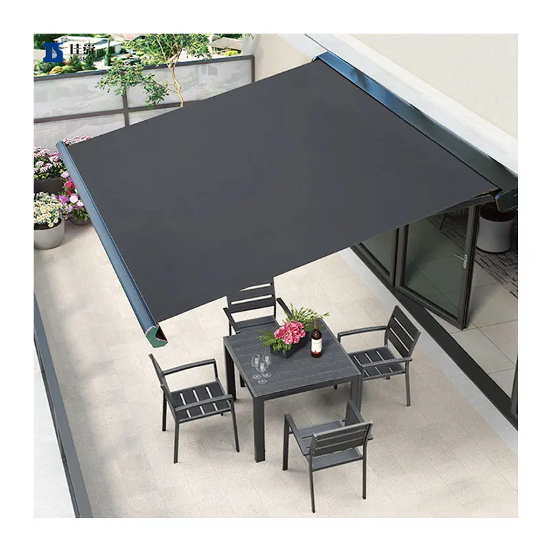Hot New Design Automatic Roof Folding Awning Large Awning Retracted Pergola