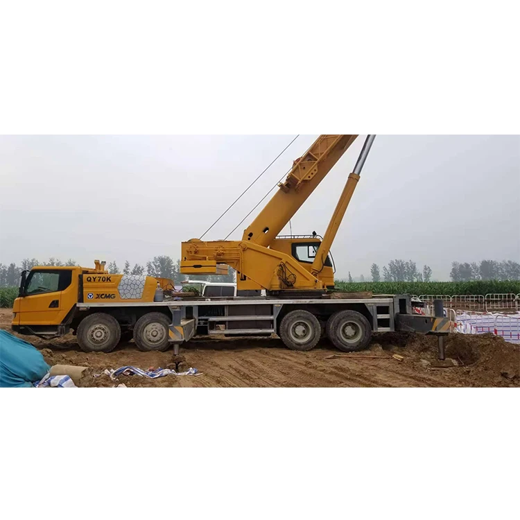 Used Multifunctional   Telescopic Boom  70 Tons Truck  Crane for Sale