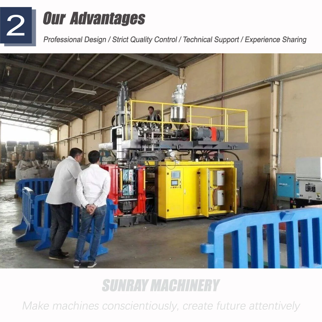 Traffic Cone Barrier Drum Blowing Molding Machine plastic traffic jam barrier block extrusion blow molding machine