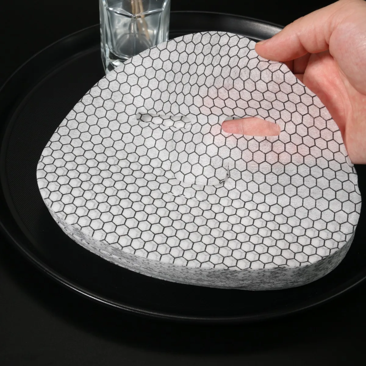 Graphene Active Carbon Mask Material Fabric Adsorption Deep Cleansing Oil Control Facial Mask Sheet