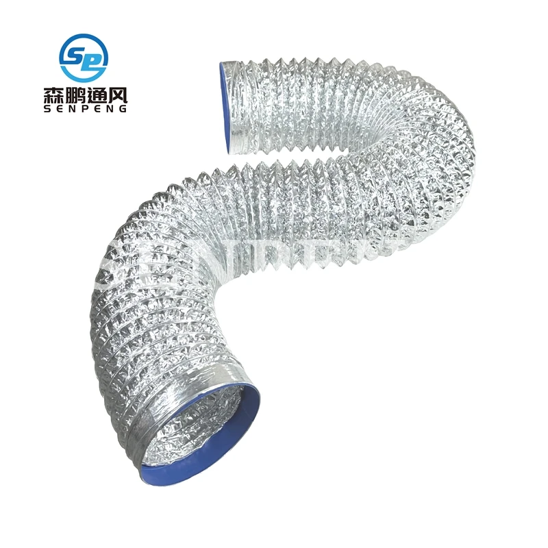 Single/Double Layer(s) Aluminum Foil Ventilation Flexible Air Duct