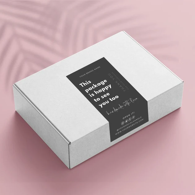 Custom logo Kraft Paper Package Box Beauty Make up Carton Recyclable SKIN CARE Packaging Boxes