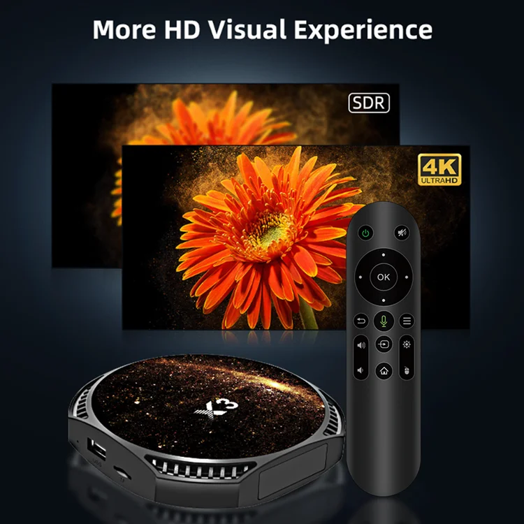 2024 X3 Gaming TV Box Video Game Consoles Dual Wireless Controller Android 13 TV Box 4K 20000 Games Arcade Retro Game Console