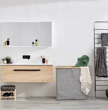 Waterproof Durable Corner Foldable Pop Up Bamboo Rim Circular Laundry Hamper Baskets & Bags With Lid Baby Nursery Storage Basket