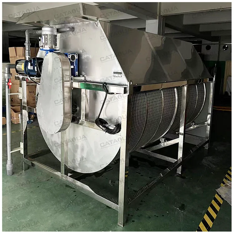 CATAQUA Fish Farm RAS System Rotary Drum Vacuum Filter Drum Filter Aquaculture