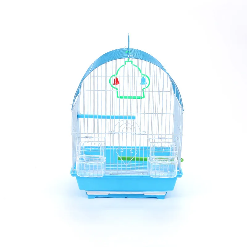 Factory Direct Sales Portable Large Bird Cage Parrot Breeding Ornamental Metal Canary Parrot Bird Cage