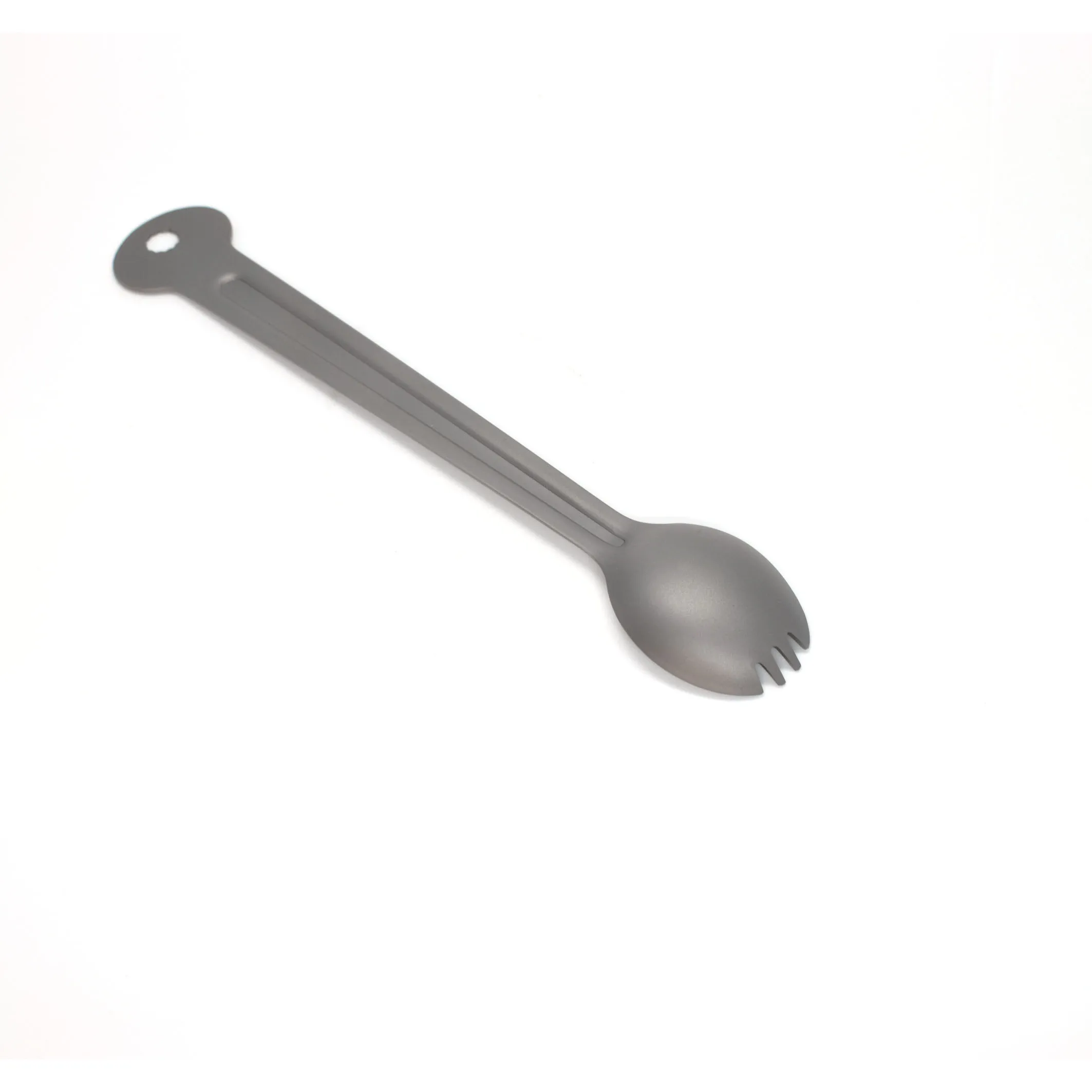 Titanium ultra-lightweight camping hiking backpack long spork titanium cutlery