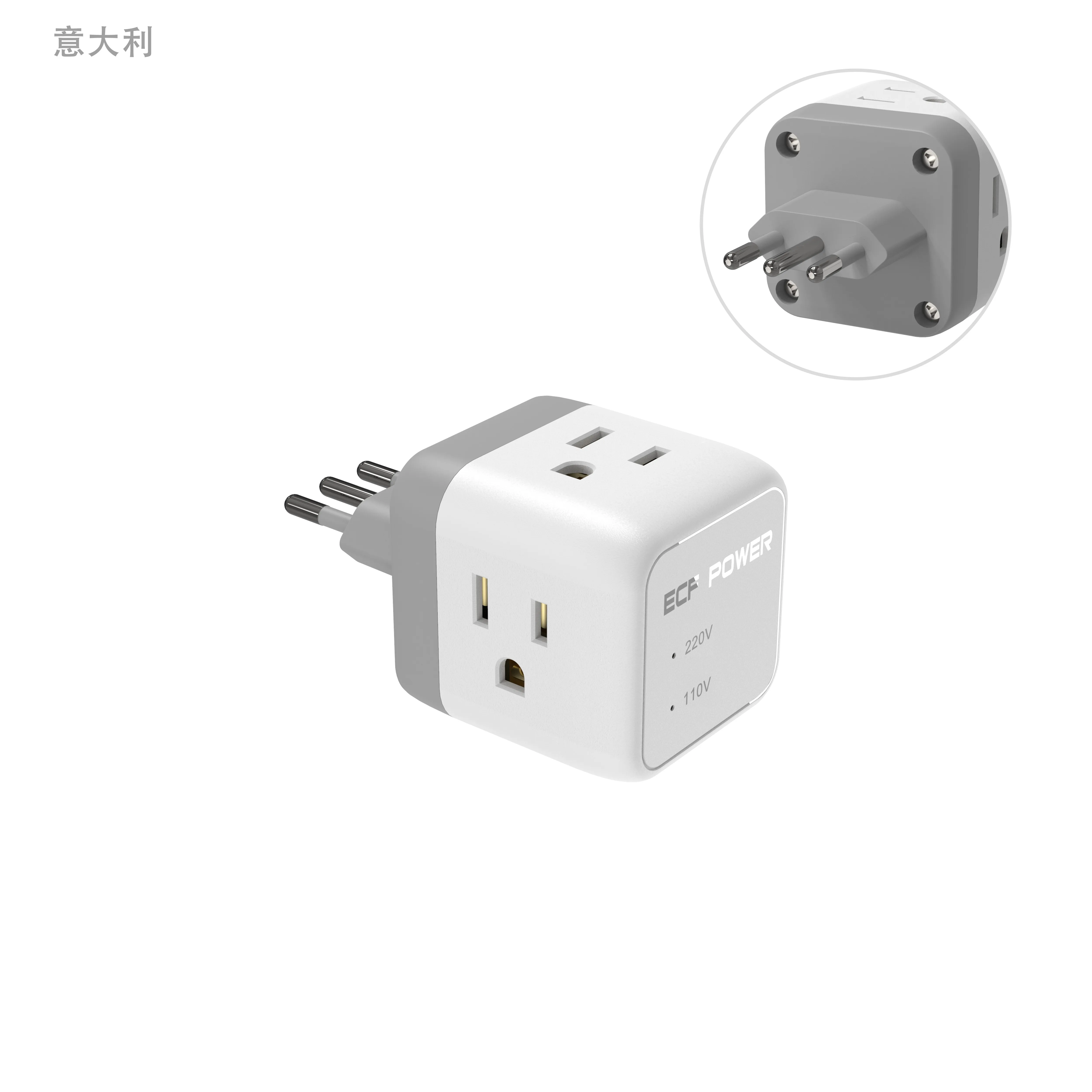 250V 16A 4000W Италия адаптер питания Европейский адаптер адаптера Американский к итальянскому Выход электрический адаптеры для сим-карт