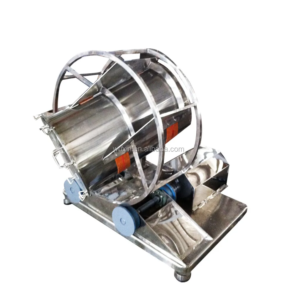 Automatic paint mixing machine used stainless steel drum tumbler mixer