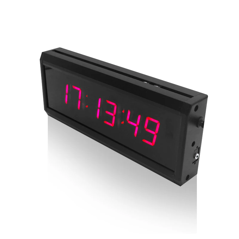 [Jinling Shiyin]1.5' 6 Digits Indoor Rechargeable Digital Clock LED Stopwatch Timer