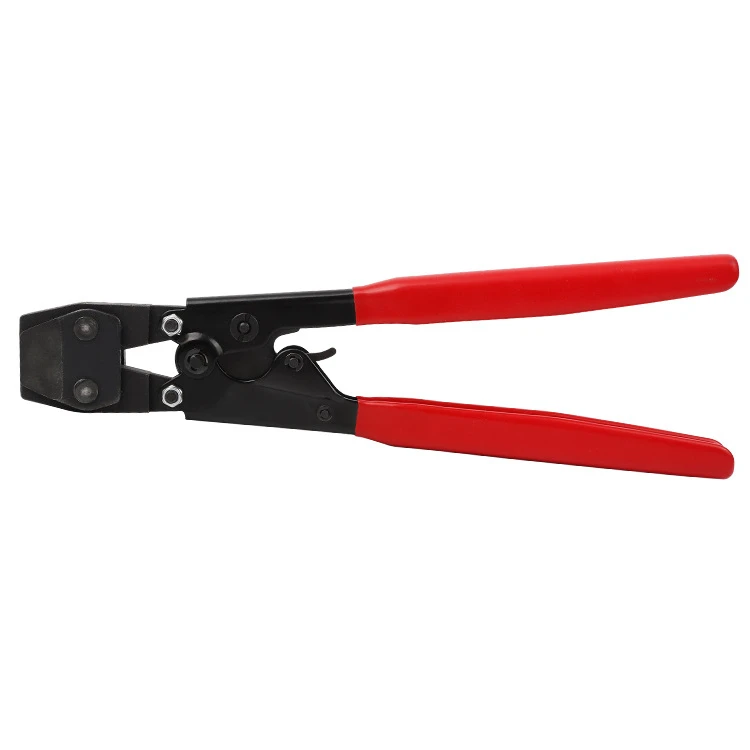 Pincer Ratchet Booster PEX Cinch Remove Crimper Tool Pliers for 3/8 to 1 inch ear Clamp