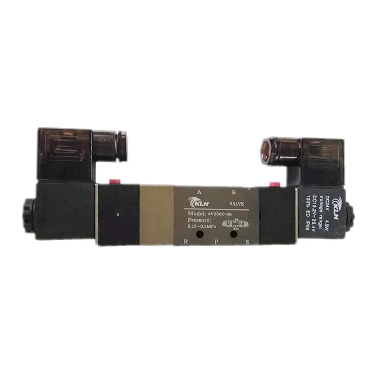 K4V230-08/DC12V электромагнитный клапан Двойной электронное управление 5/3way Тип запечатывания 12V 24V 36V 110V
