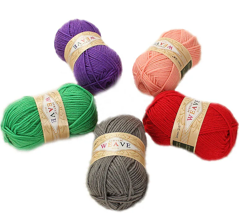 2021 New 4 Ply 61 Colors Soft Pure Cashmere Wool Hand Knitting Merino Acrylic Fibers Yarn High Quality Wool Yarn